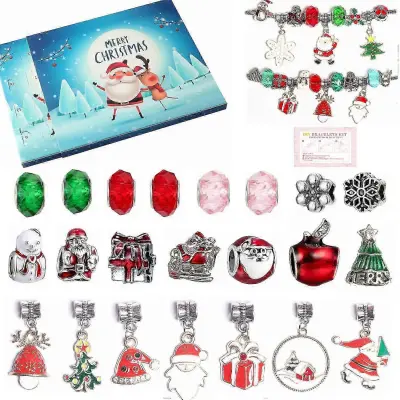 Božični okraski Božični 24. adventni odštevalnik koledar Blind Box Set Diy božično darilo