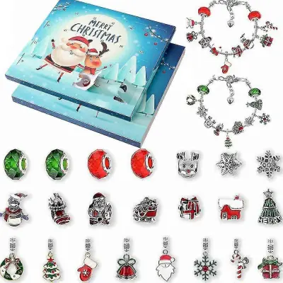 Božični okraski Božični 24. adventni odštevalnik koledar Blind Box Set Diy božično darilo