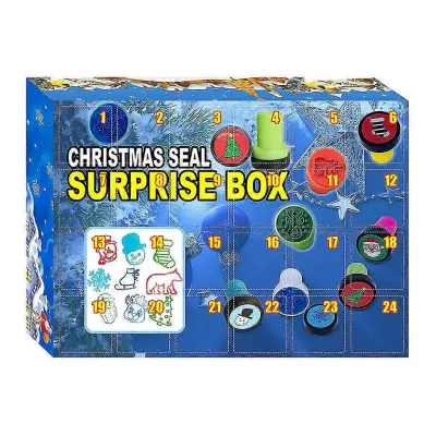 2021 Xmas Advent Calendar Seal Blind Box Igrača Raziščite Gojite otroško ustvarjalnost