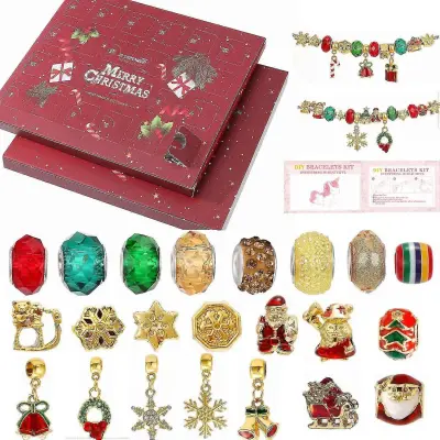 Božični okraski Božični 24. adventni odštevalnik koledar Blind Box Set Diy božično darilo