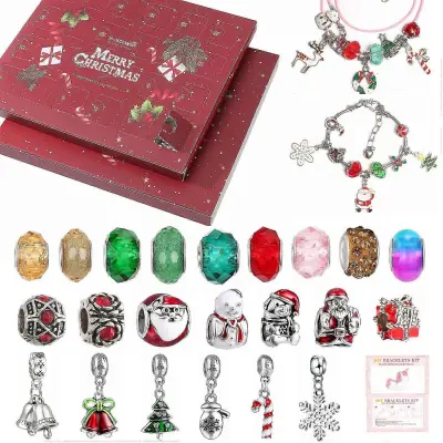 Božični okraski Božični 24. adventni odštevalnik koledar Blind Box Set Diy božično darilo
