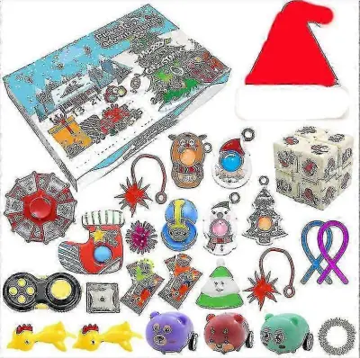 2025 2023 Božični adventni koledar Darilo Fidget Toys Stress Relief Fidget Toy Blind Box Kids