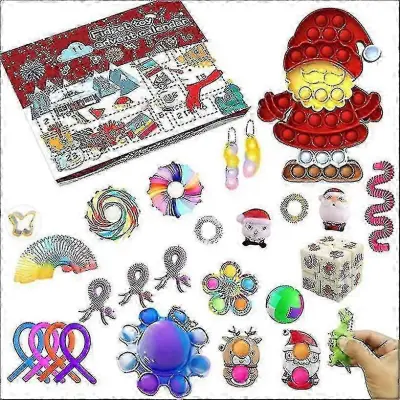 2025 2023 Božični adventni koledar Darilo Fidget Toys Stress Relief Fidget Toy Blind Box Kids