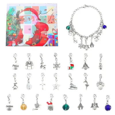 Božični okraski Koledar Darilna škatla Diy Beaded Blind Box božično darilo