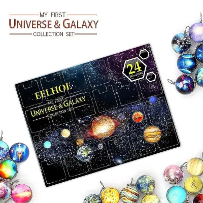 Božični koledar 24 Days Countdown Universe Galaxy Blind Box Darilne igrače @bugu