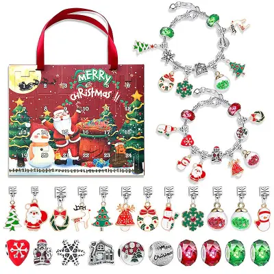 Odštevalni koledar, nakit, božična tema, adventni koledar, darilna škatla za nakit DIY koledar, odštevanje do božičnega koledarja