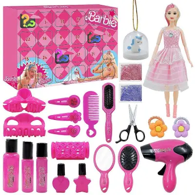 Countdown Božična slepa škatla, adventni koledar, dodatki za dekleta diy, ročno izdelana darilna škatla, komplet igrač, darilo