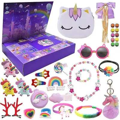 Countdown Božična slepa škatla, adventni koledar, dodatki za dekleta diy, ročno izdelana darilna škatla, komplet igrač, darilo