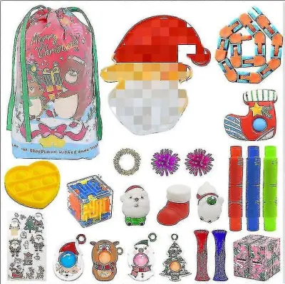 Darilo za božični adventni koledar Fidget Toys Stress Relief Fidget Toy Blind Box Kids-14