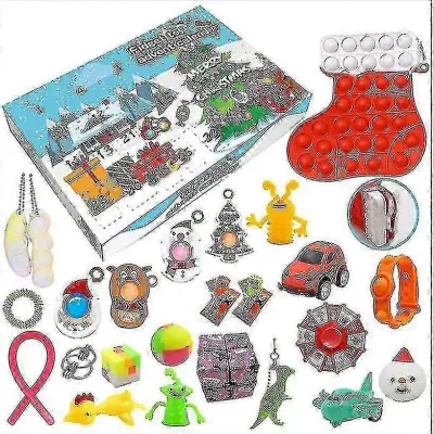 Visokokakovostno darilo za božični adventni koledar Fidget Toys Stress Relief Fidget Toy Blind Box Kidschrui233