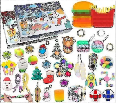 Visokokakovostno darilo za božični adventni koledar Fidget Toys Stress Relief Fidget Toy Blind Box Kidschrui233