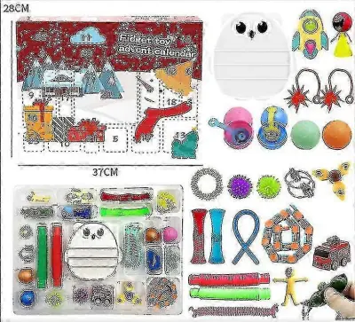 Visokokakovostno darilo za božični adventni koledar Fidget Toys Stress Relief Fidget Toy Blind Box Kidschrui233