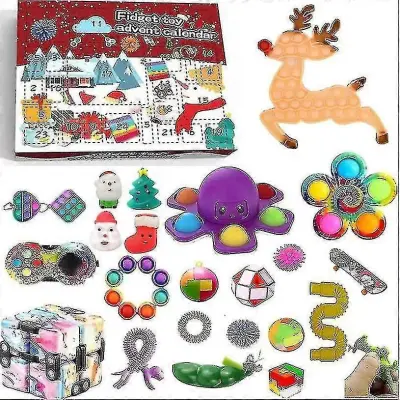 2023 Nov božični adventni koledar Darilo Fidget Toys Stress Relief Fidget Toy Blind Box Kids
