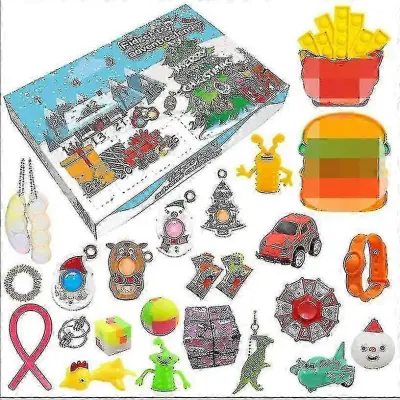 Visokokakovostno darilo za božični adventni koledar Fidget Toys Stress Relief Fidget Toy Blind Box Kidschrui233