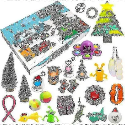 Darilo za božični adventni koledar Fidget Toys za lajšanje stresa Fidget Toy Blind Box Kids - JA