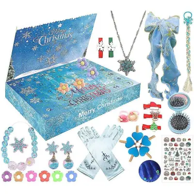 2023 božični adventni koledar Frozen Girls Dodatki Igrače 24 Days Xmas Countdown Calendar Blind Box Kids Girls Darilo