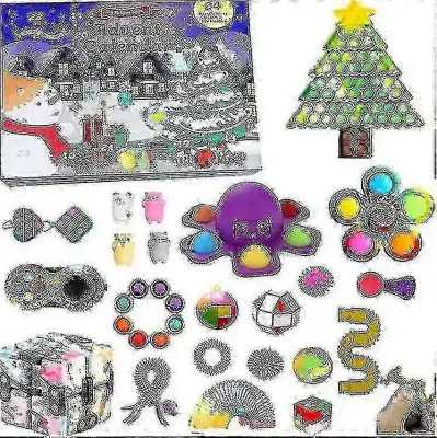 Darilo za božični adventni koledar Fidget Toys za lajšanje stresa Fidget Toy Blind Box Kids - JA