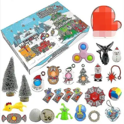 Darilo za božični adventni koledar Fidget Toys Stress Relief Fidget Toy Blind Box Kids-20
