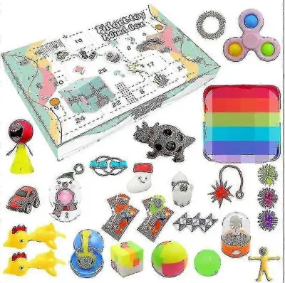 Visokokakovostno darilo za božični adventni koledar Fidget Toys Stress Relief Fidget Toy Blind Box Kidschrui86