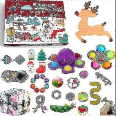 Darilo za božični adventni koledar Fidget Toys Stress Relief Fidget Toy Blind Box Kids-7