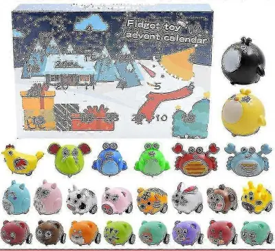 Visokokakovostno darilo za božični adventni koledar Fidget Toys Stress Relief Fidget Toy Blind Box Kidschrui86