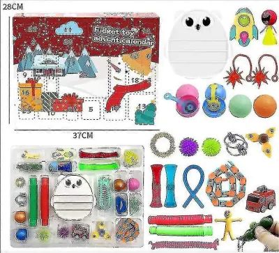 Darilo za božični adventni koledar Fidget Toys Stress Relief Fidget Toy Blind Box Kids-13