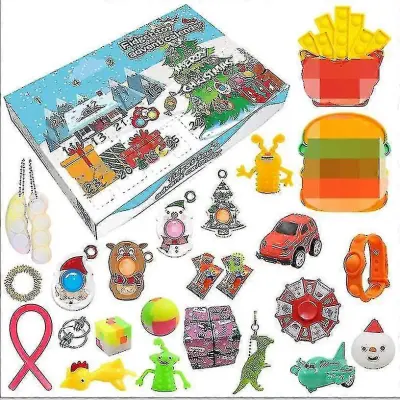 Darilo za božični adventni koledar Fidget Toys Stress Relief Fidget Toy Blind Box Kids-15