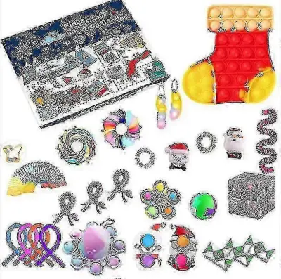 Darilo za božični adventni koledar Fidget Toys za lajšanje stresa Fidget Toy Blind Box Kids - JA