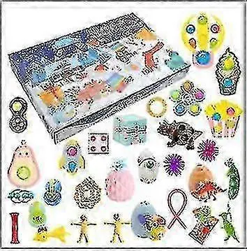 Visokokakovostno darilo za božični adventni koledar Fidget Toys Stress Relief Fidget Toy Blind Box Kidschrui233