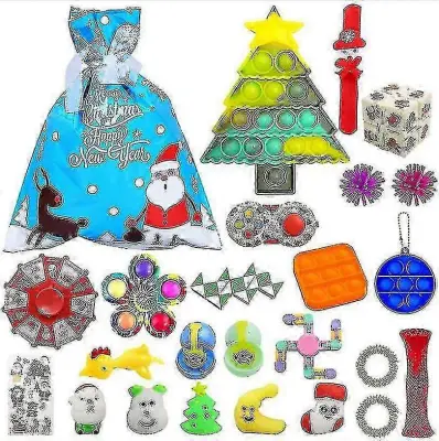 Visokokakovostno darilo za božični adventni koledar Fidget Toys Stress Relief Fidget Toy Blind Box Kidschrui233