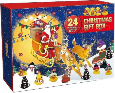 2023 Advent Blind Box Kids 24 Grids Rubber -c63