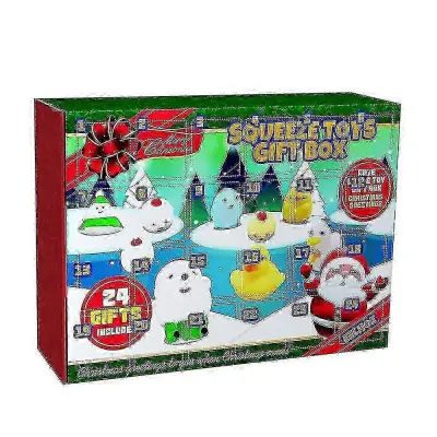 24-dnevni božični adventni koledar Odštevalnik igrače za stiskanje Blind Box Fidgets Set božično darilo -NMAOV