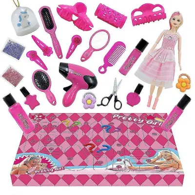 2024 Countdown To Christmas Blind Box Adventni koledar Doll Play House Toy Girl Princess Doll Darilna škatla