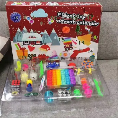 ST-012# Božični adventni koledar Darilna škatla za dekompresijo igrač Set božični adventni koledar