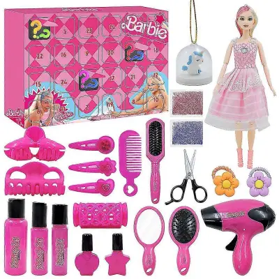 Odštevalna božična žaluzija Adventni koledar Dekliški dodatki Diy Ročno izdelana darilna škatla Set igrač Darilo