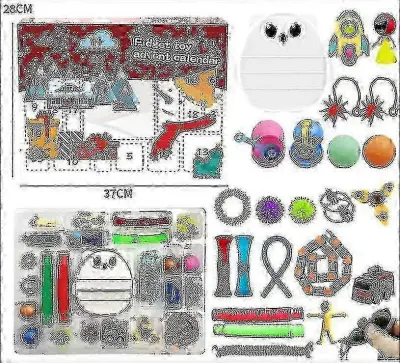 Darilo za božični adventni koledar Fidget Toys za lajšanje stresa Fidget Toy Blind Box Kids - JA