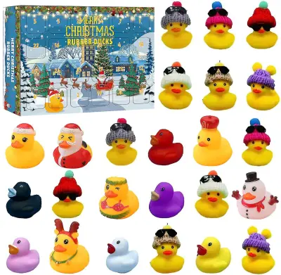2023 Advent Blind Box Kids 24 Grids Rubber -c154