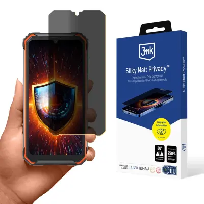 3MK KALJENO STEKLO PRIVACY ZA BLACKVIEW BV7200 ZAŠČITA ZASLON MAT
