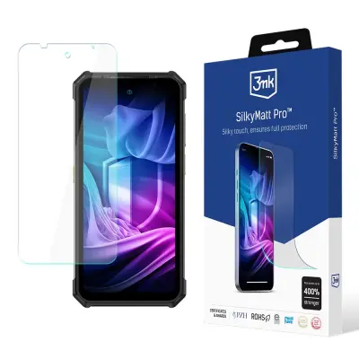 3MK ZAŠČITNO STEKLO ZA ULEFONE ARMOR 24 SILKY MATT PRO PRIPOROČAMO ZA TELEFONE