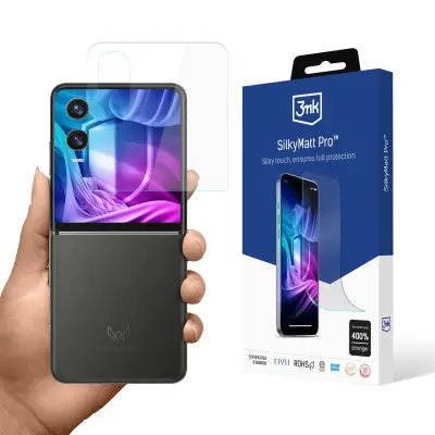 3MK SILKY MATT PRO ZA TECNO PHANTOM V FLIP2 SPREDNJA FILM IZ KALJENEGA STEKLA