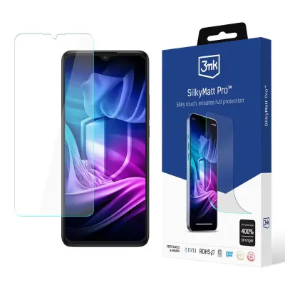 3MK SILKY MATT PRO KALJENO STEKLO ZA TCL 30 XL ZAŠČITA PRED PRASKAMI MAT