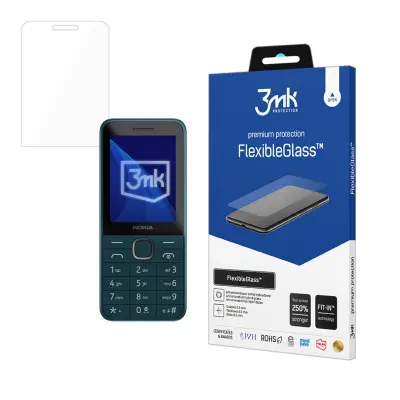 3MK KALJENO STEKLO FLEXIBLEGLASS ZA NOKIA 225 4G 2024 VISOKA ODPORNOST