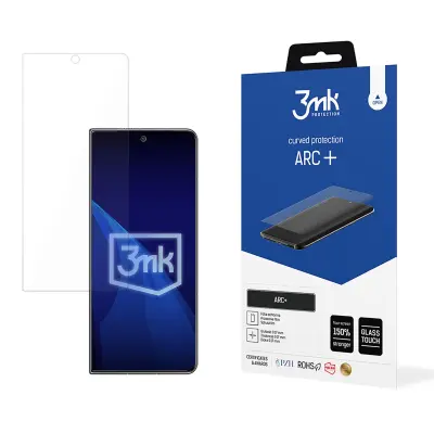 3MK ARC+ KALJENO STEKLO ZA TECNO PHANTOM V FOLD2 ZAŠČITA PRED UMAZANIJO
