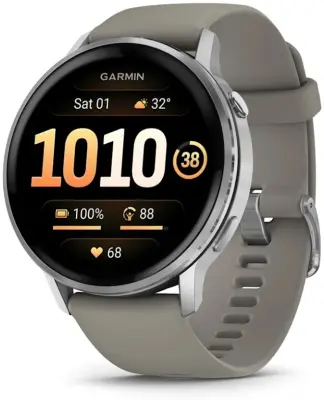 GARMIN Venu 4 45mm - black/silver grey