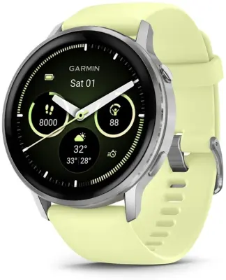 GARMIN Venu 4 45mm - gray/silver citron