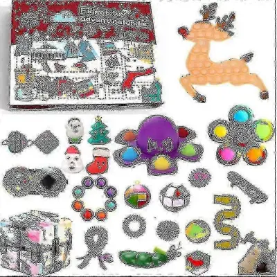 Darilo za božični adventni koledar Fidget Toys za lajšanje stresa Fidget Toy Blind Box Kids - JA