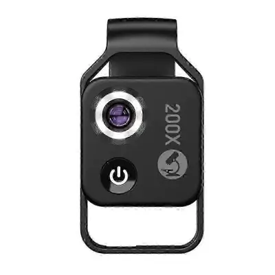 Mikroskopska leča z 200-kratno povečavo in CPL Mobile LED črna