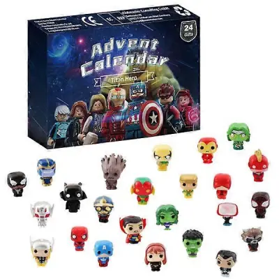 Countdown Christmas Blind Box kid Doll World Toy Straw Presentbox Doll otrok