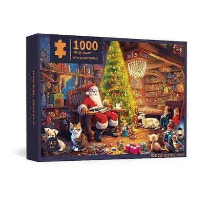 Adventna sestavljanka 1000 kosov Božični koledar Puzzle Odštevalni koledar Odštevalna škatla Puzzle za odrasle Božične živali