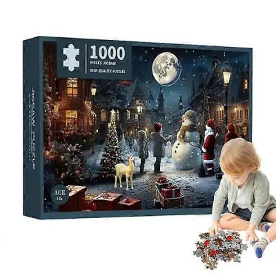 Božični adventni koledar Puzzle Presenečenje Božični odštevalni koledar 1000 kosov sestavljanke